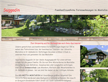 Tablet Screenshot of apartments-suggadin.at
